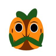 Стикер Абрикосик - 3