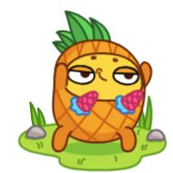 Sticker Ананасик - @TgSticker - 4