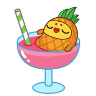 Sticker Ананасик - @TgSticker - 2