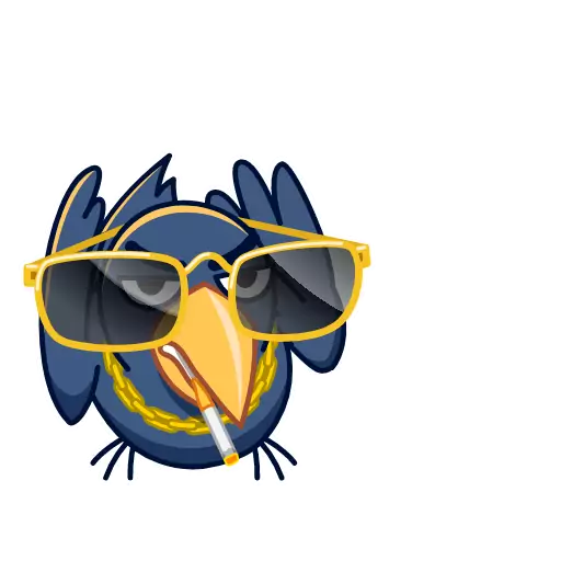 Sticker AngryCrow - 1