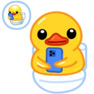 Sticker Duck Tails - 8