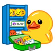 Sticker Duck Tails - 0