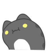 Стикер Black Capoo @RepaintedStickers - 9