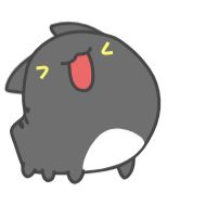 Стикер Black Capoo @RepaintedStickers - 7