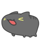 Стикер Black Capoo @RepaintedStickers - 3