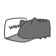 Стикер Black Capoo @RepaintedStickers - 1