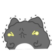 Стикер Black Capoo @RepaintedStickers - 0