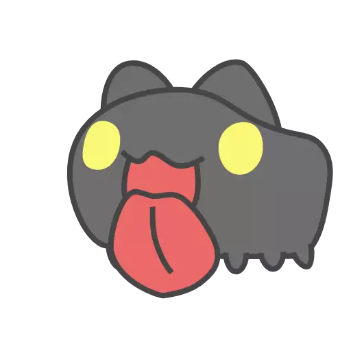 Sticker AnimatedBlackCapoo - 1