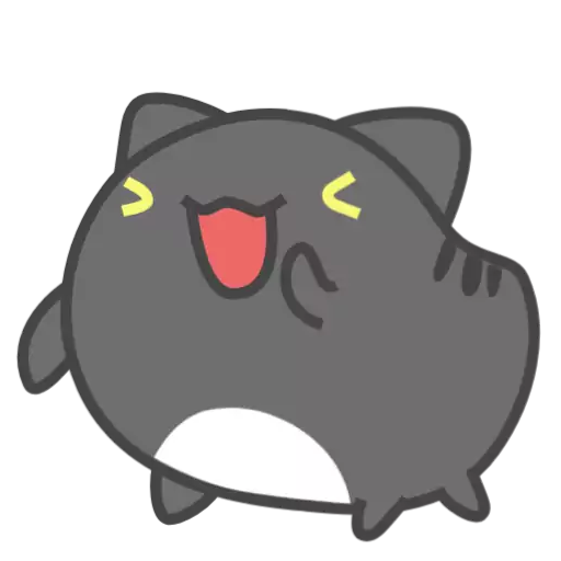 Стикер AnimatedBlackCapoo - 1