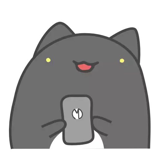 Стикер AnimatedBlackCapoo - 1