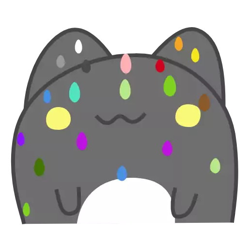 Sticker AnimatedBlackCapoo - 1