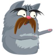 Стикер Animated Cat @stickersb2b - 3