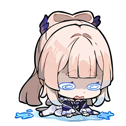 Стикер AnimatedDoomedHoyoStickers - 1