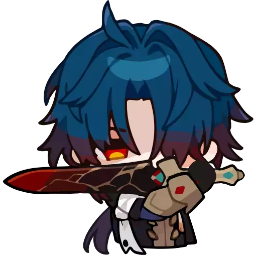 Sticker AnimatedDoomedHoyoStickers - 1