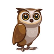 сова птица мультфильм