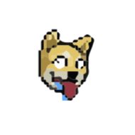 Sticker Animated Pixel Dog - 10
