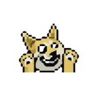 Sticker Animated Pixel Dog - 7