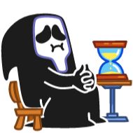 Стикер Animated Scream - 9