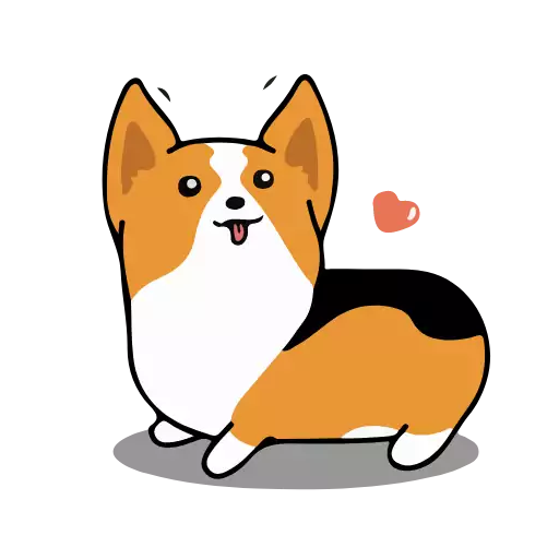 животное собака эскиз