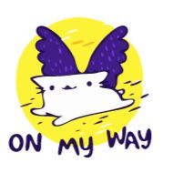 Sticker Animated Cat @IMG2D - 2