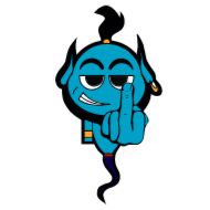 Стикер Animated F @Stickerabad - 7