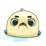 Стикер Animated F @Stickerabad - 2