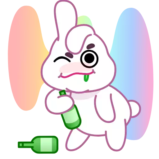 Sticker AsianBunny - 1