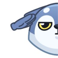 Sticker Wolf Awoo Emoji @TgSticker - 1