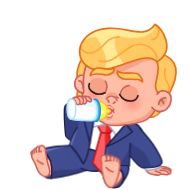 Стикер @BabyTrumpOfficial - 2