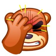 Стикер Bear Emoji (@TgSticker) - 6