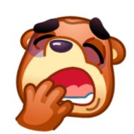 Стикер Bear Emoji (@TgSticker) - 2