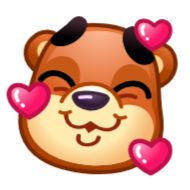 Стикер Bear Emoji (@TgSticker) - 1