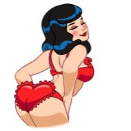 Стикер Bettie_Page - 8