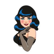 Стикер Bettie_Page - 1