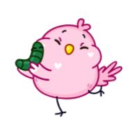 Стикер Cute bird @kurumichiii - 9