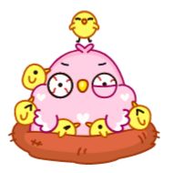 Стикер Cute bird @kurumichiii - 6