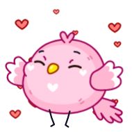 Стикер Cute bird @kurumichiii - 0