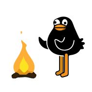 Sticker Black Duck - 10