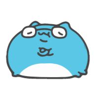 Стикер Blue Animated Cat - 10