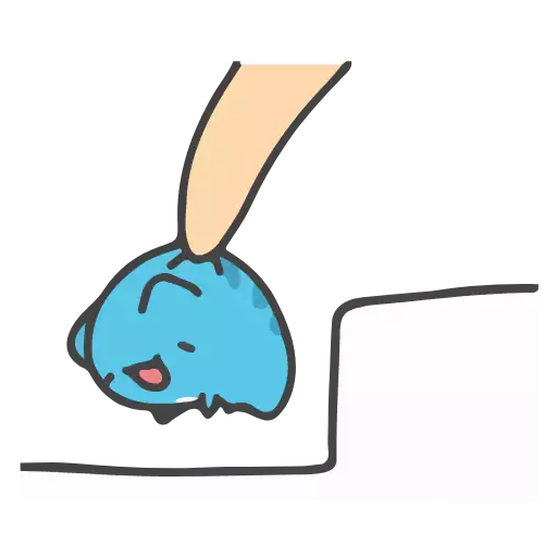 Стикер BlueAnimatedCat - 1