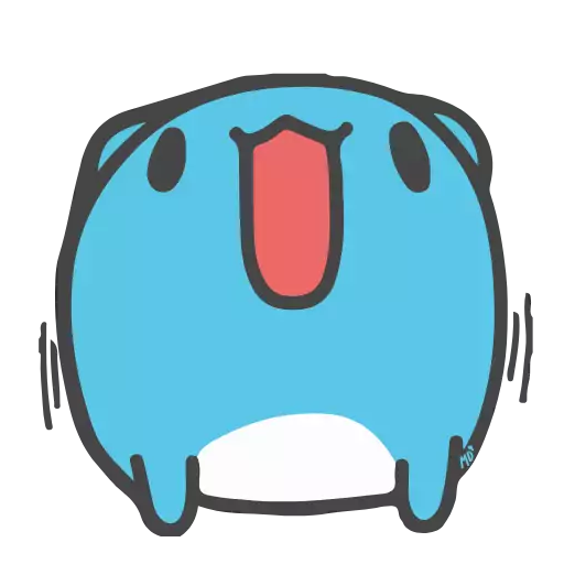 Стикер BlueAnimatedCat - 1