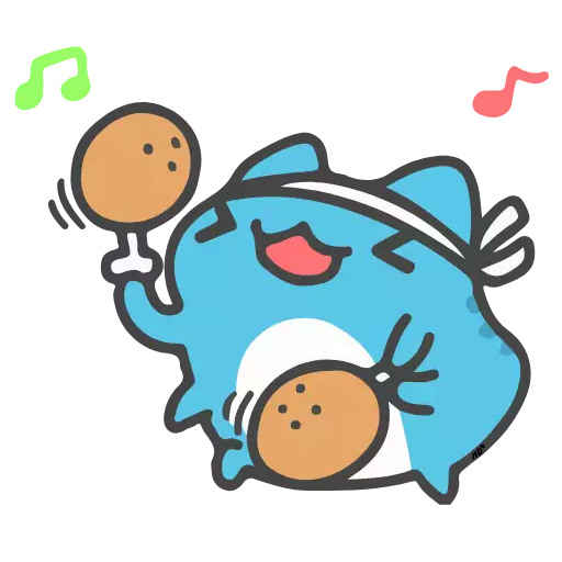 Sticker BlueAnimatedCat - 1