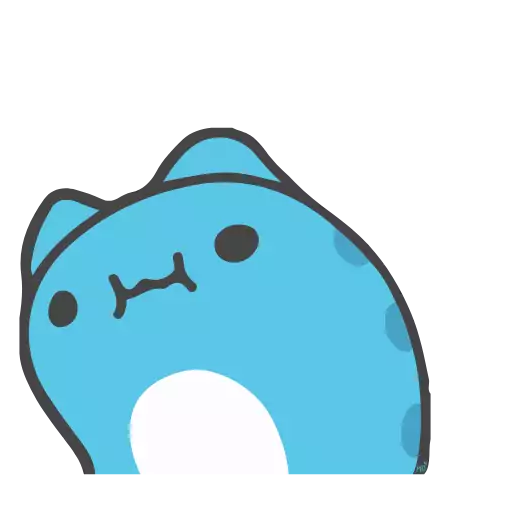 Sticker BlueAnimatedCat - 1