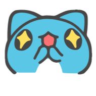 Стикер Blue Cat @stickersb2b - 10