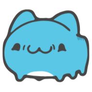 Стикер Blue Cat @stickersb2b - 8