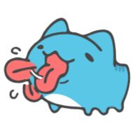 Стикер Blue Cat @stickersb2b - 6