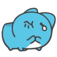 Стикер Blue Cat @stickersb2b - 5