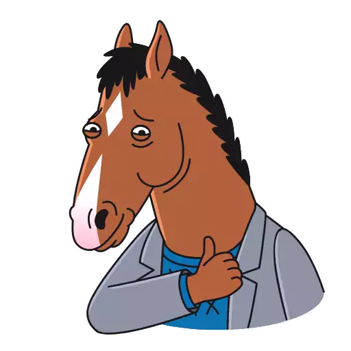 sketch horse clipart