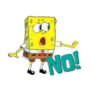 Sticker Боб Губка @Stickersnew - 4