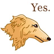 Стикер Borzoi - 6